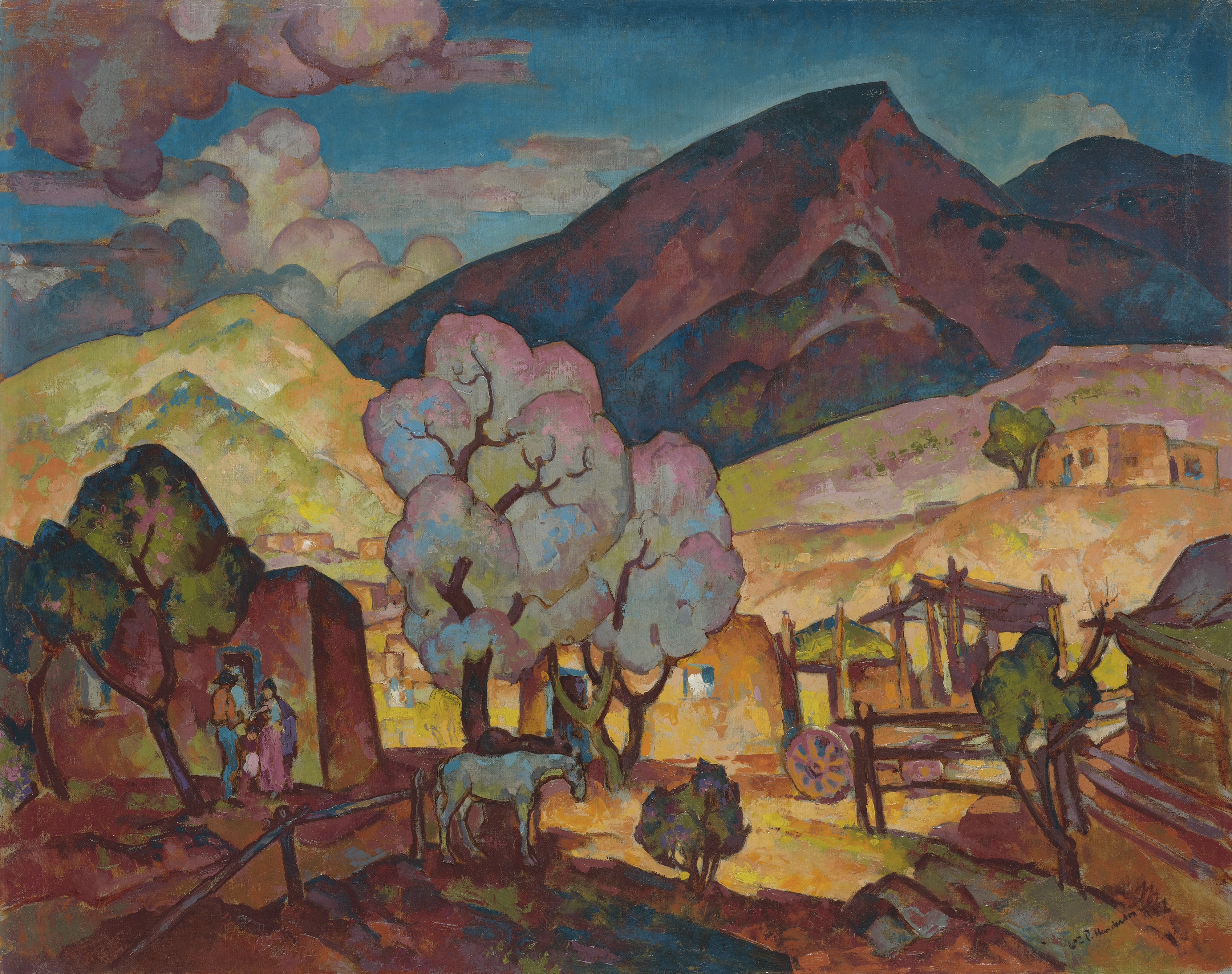 Painting Santa Fe New Mexico PBS, KNMETV