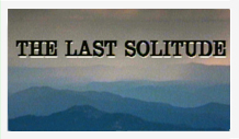 The last solitude tv series poster.