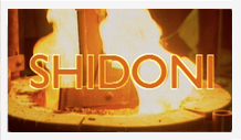 The word shidoni on a fire.