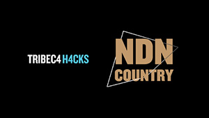 The logo for tribeca ndn hacks country.