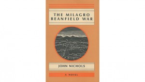 A book cover with the title of the milagro bennett war.