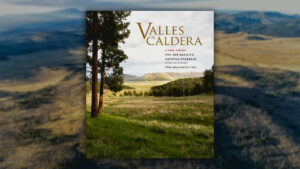 The cover of a book called "Valles Caldera"