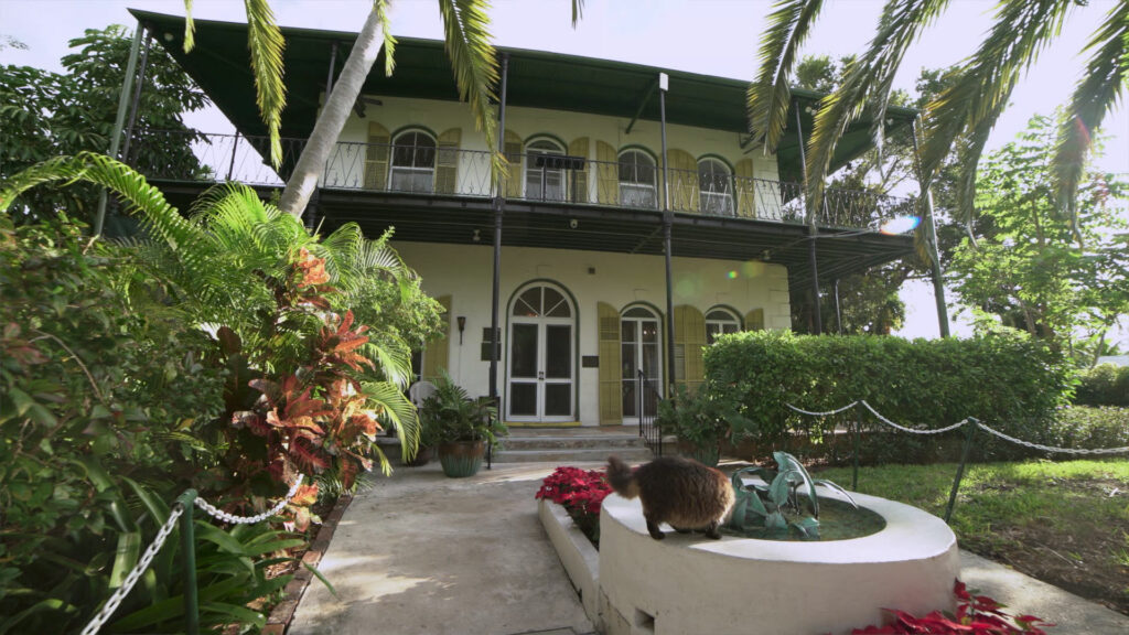 The front of the Hemingway House and Museum.