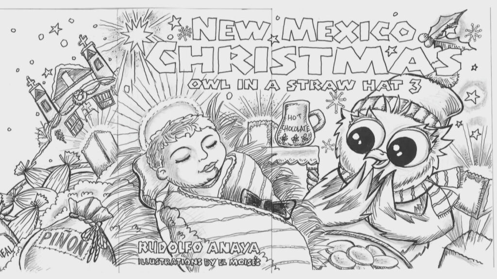New mexico christmas coloring page.
