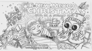 New mexico christmas coloring page.