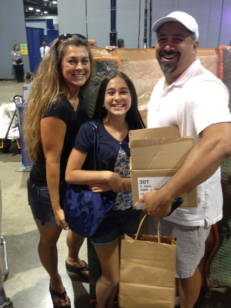 The Lujan family at the Albuquerque Antiques Roadshow event