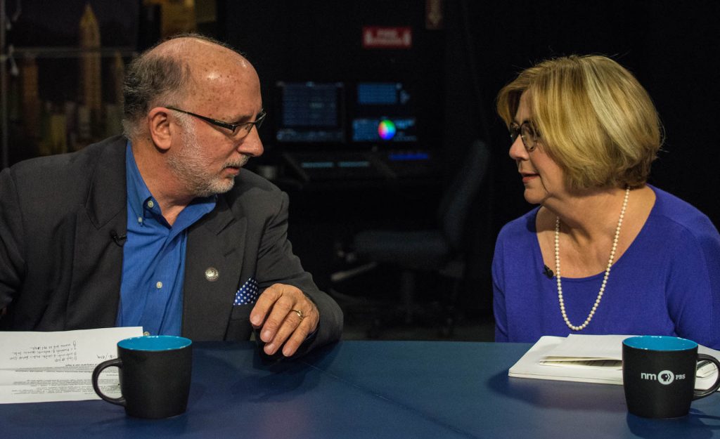 Former state senator Mark Boitano and former lieutenant governor Diane Denish (photo: Kevin Maestas)