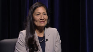 Portrait of Deb Haaland.