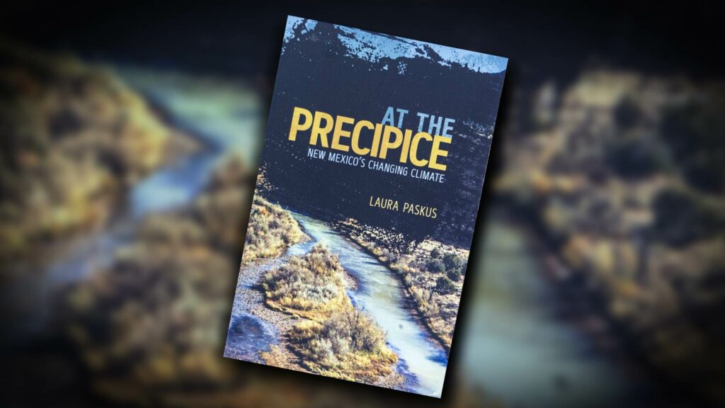 Cover for the book "At the Precipice: New Mexico's Changing Climate".