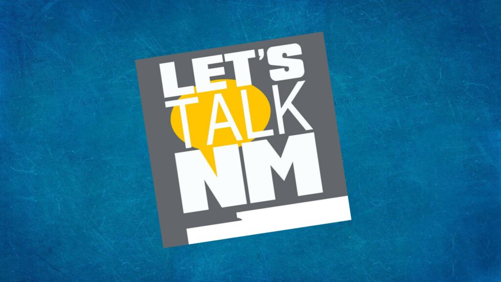 Let's Talk NM logo.