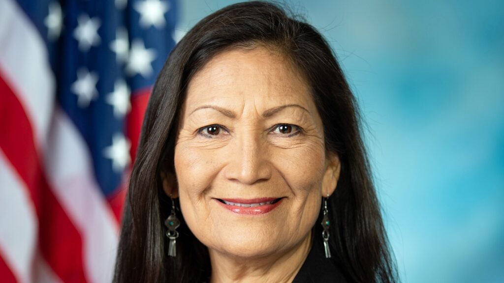 Congressional portrait of Deb Haaland.