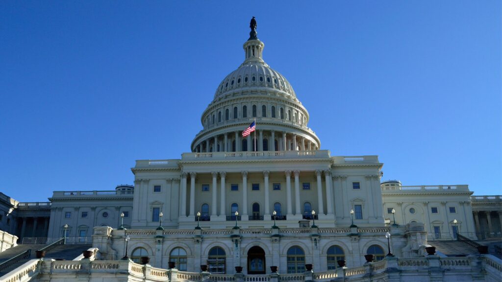 The U.S. Capitol Building.