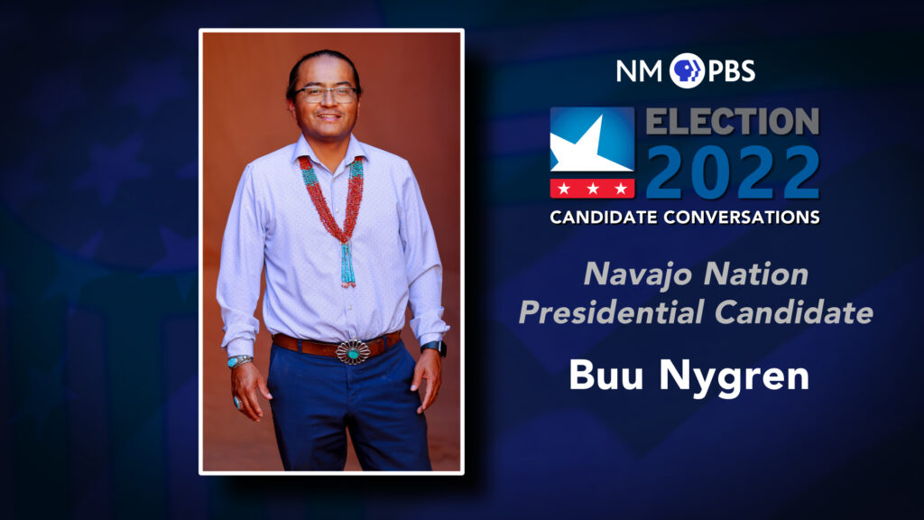 Navajo Nation President candidate Dr. Buu Nygren.