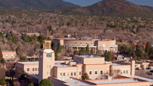 The university of new mexico in santa fe, new mexico.