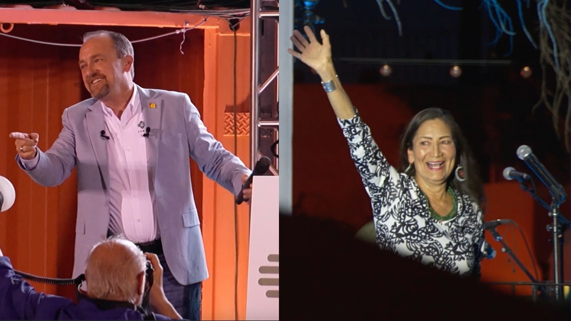 Haaland and Hull Advance in Race for Governor