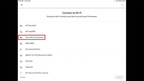 Chromecast Connect to Wifi Chromecast Connect to Wifi