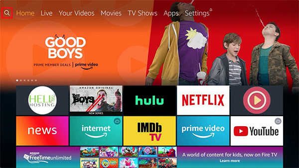 Fire TV Search Fire TV Search