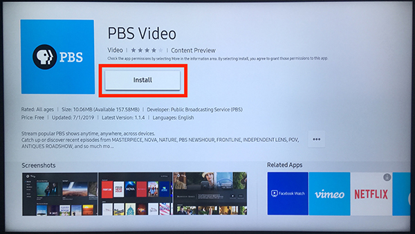 Samsung Install PBS Samsung Install PBS