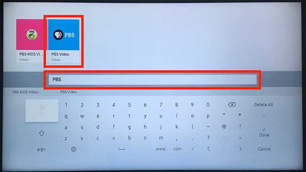 Samsung PBS Search Samsung PBS Search